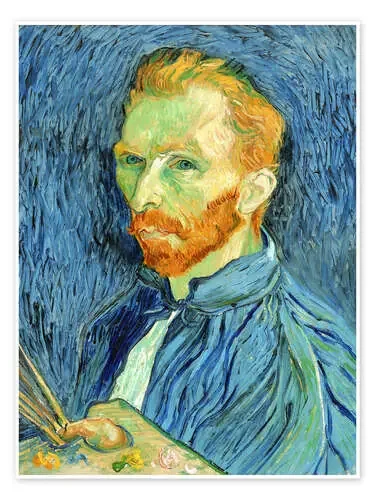 Self-Portrait, 1889 de Vincent van Gogh Master Collection