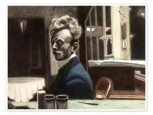 Self-portrait, 3 November, 1908 de Léon Spilliaert Master Collection