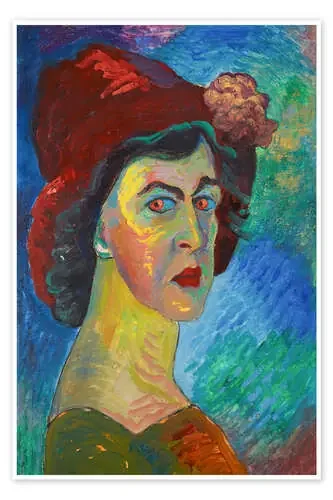 Selfportrait de Marianne von Werefkin Master Collection