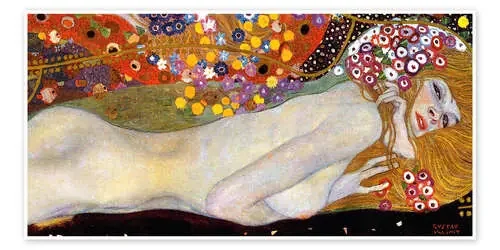 Serpientes de agua II (detalles) II de Gustav Klimt Master Collection