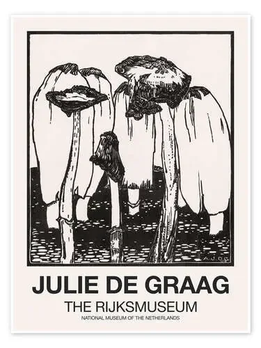 Setas en tinta – Museo del Reino de Julie de Graag Exhibition Posters
