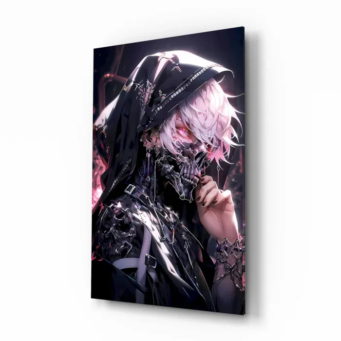 Shadow Queen Glass Wall Art Designer Collection – 28.5 » X 18 «