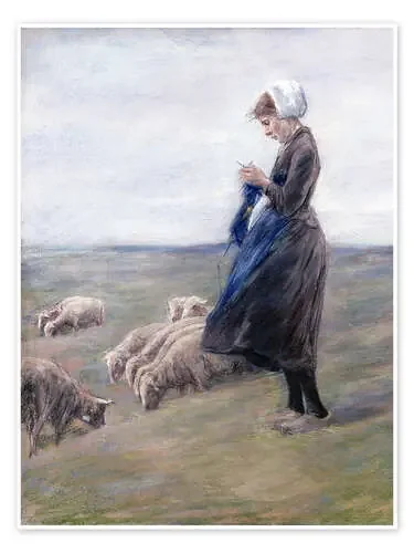 Shepherdess de Max Liebermann ARTOTHEK