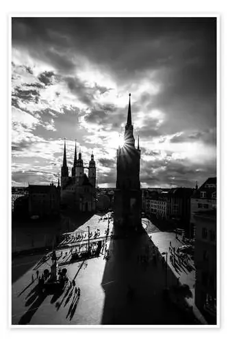 Shining city of Halle/Saale de Martin Wasilewski