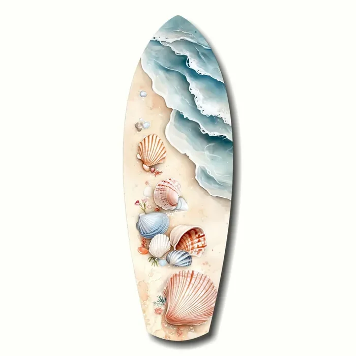 Shoreline Treasures Glass Wall Art – 12 » X 35 «