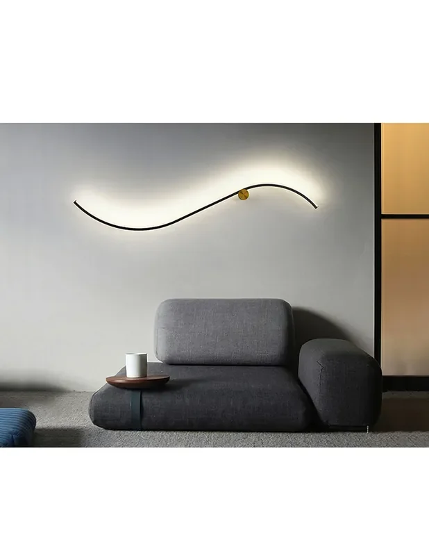 Siloe Aplique Led Negro-oro Schuller