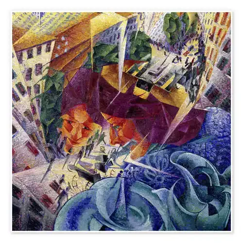 Simultaneous vision de Umberto Boccioni ARTOTHEK