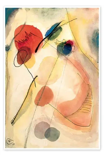 Sin título (n° 24), 1916 de Wassily Kandinsky Master Collection