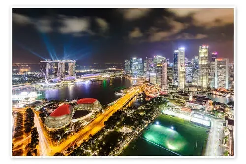 Singapore skyline and Marina Bay Sands I de Matteo Colombo
