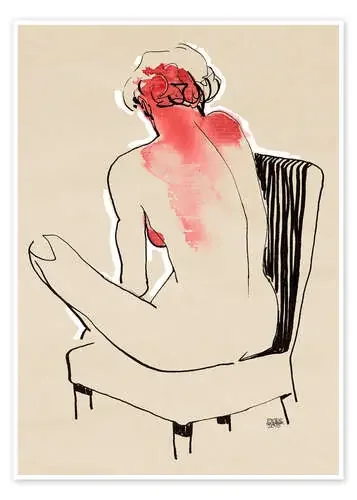 Sitting nude de Pieter Hogenbirk