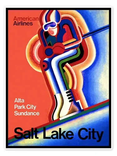 Ski in Salt Lake City de Vintage Ski Collection