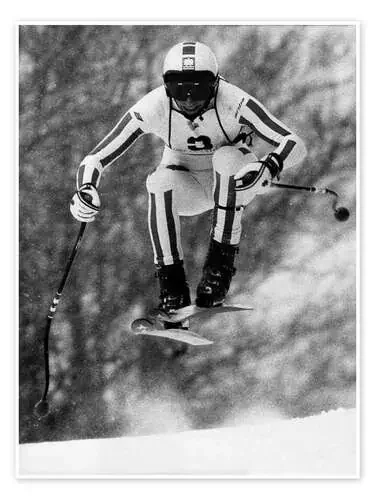 Ski Racer Leonhard Stock, 1980 de Vintage Ski Collection akg-images