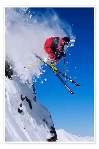 Skier at Snowbird Resort, Wasatch Mountains de Jones & Shimlock Danita Delimont