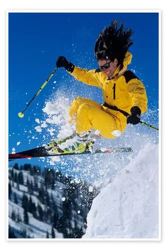 Skier Jumper, Alta Ski Resort, Wasatch Mountains de Jones & Shimlock Danita Delimont