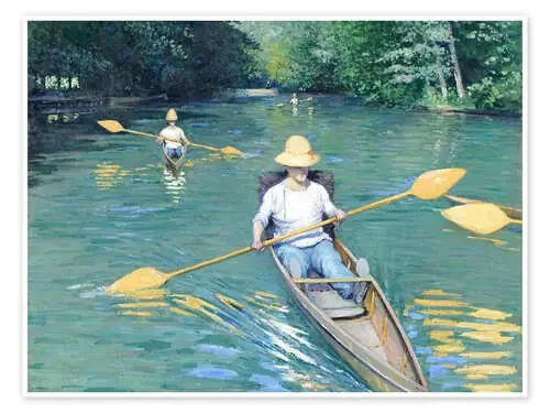 Skiffs on the Yerres, 1877 de Gustave Caillebotte Master Collection