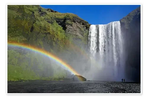 Skogafoss waterfall, Iceland de Tony Craddock Science Photo Library