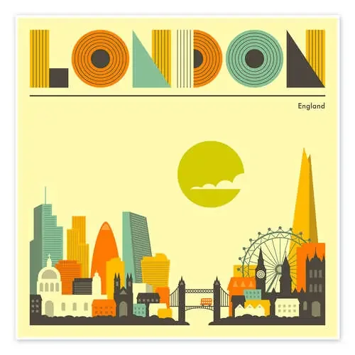 Skyline de Londres de Jazzberry Blue