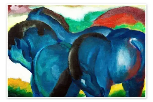 Small Blue Horses de Franz Marc akg-images
