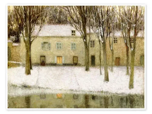 Small square on the waterfront de Henri Le Sidaner ARTOTHEK