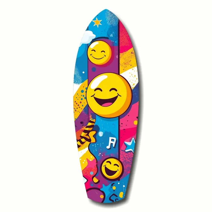 Smiley Glass Wall Art – 12 » X 35 «