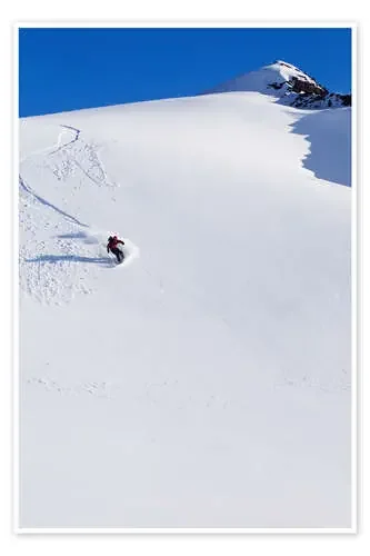 Snowboarder en las montañas de Chugach de Dan Bailey Design Pics