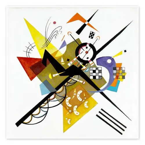Sobre blanco II de Wassily Kandinsky Master Collection