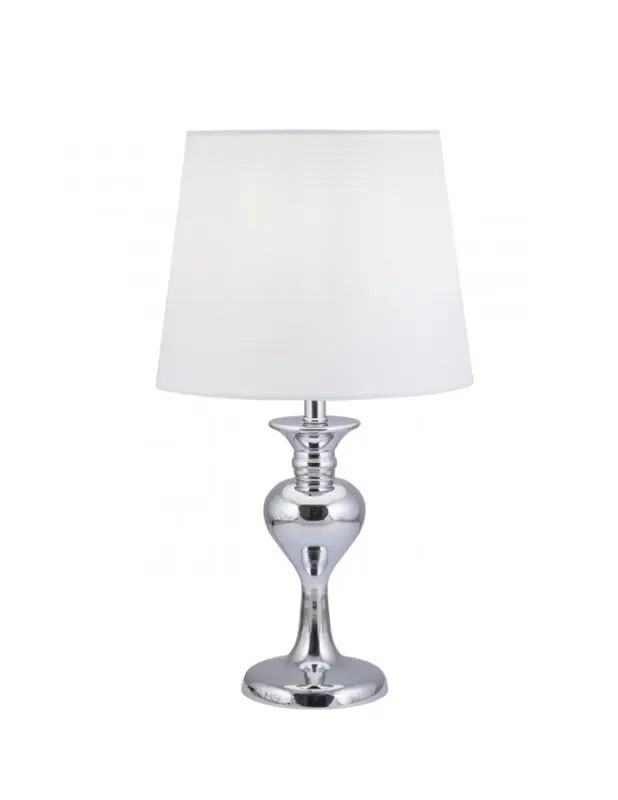 Sobremesa Metal Cromo Ferrat con Pantalla