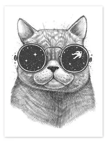 Space cat de Nikita Korenkov