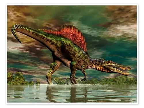 Spinosaurus del Cretáceo de Philip Brownlow Stocktrek Images