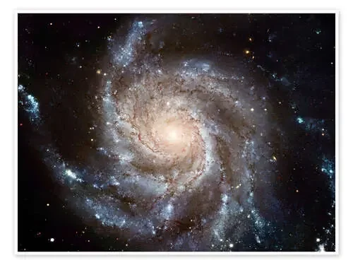 Spiral galaxy M101 de NASA Science Photo Library