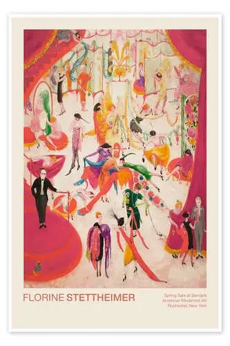 Spring Sale at Bendel‘s, 1921 de Florine Stettheimer Exhibition Posters