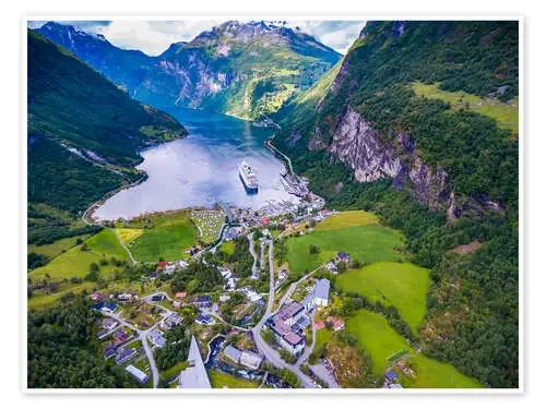 Steamer in the fjord Editors Choice