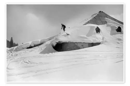 Steep Downhill de Vintage Ski Collection akg-images