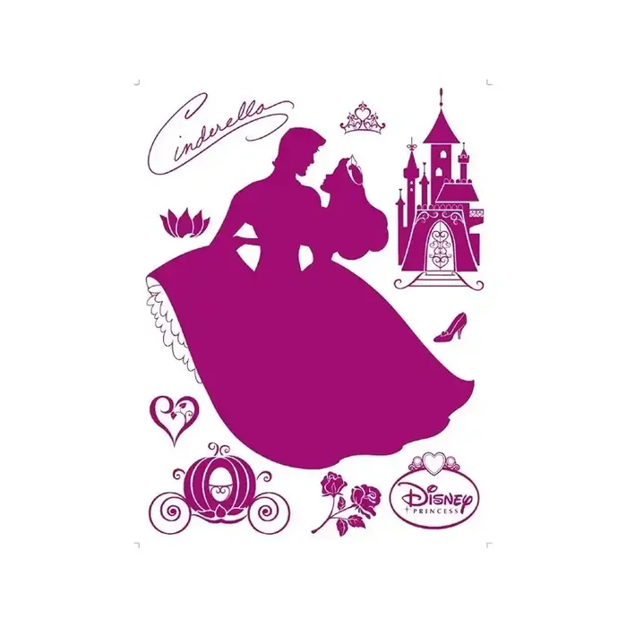 STICKER DISNEY CINDERELLA FLOCK DK_871