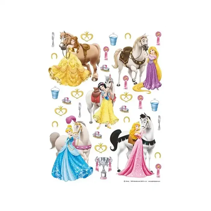 STICKER DISNEY PRINCESS WITH HORSES DK-1773