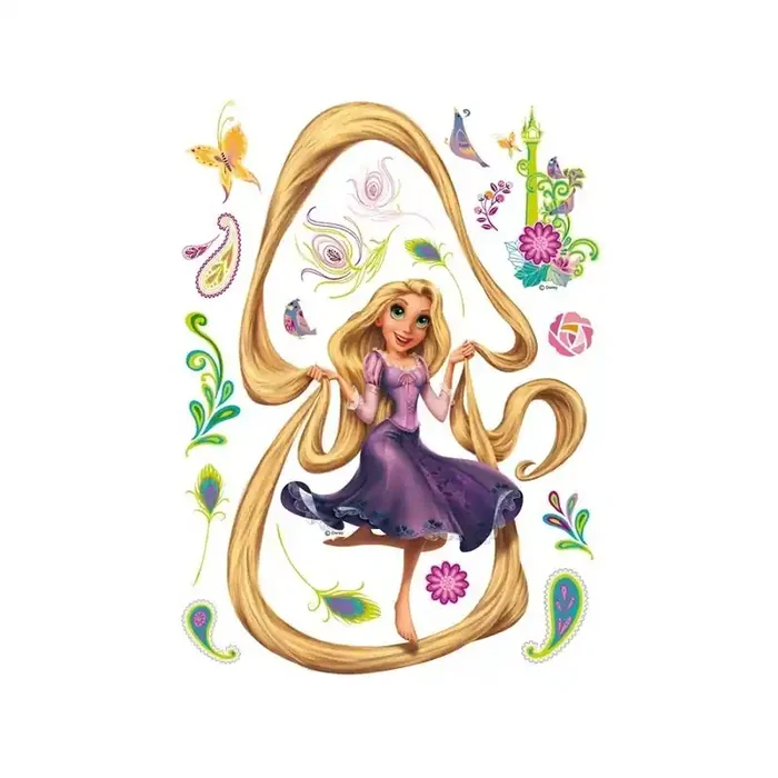 STICKER DISNEY RAPUNZEL AND HER HAIR