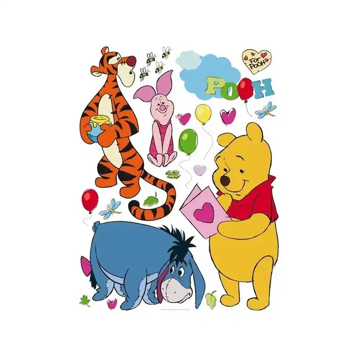 STICKER DISNEY WINNIE AND FRIEND DK-861