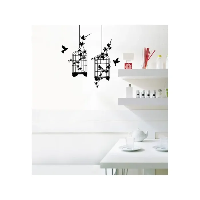 STICKER IVY COVERED BRIDCAGE DG-08807