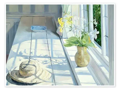Still life in front of the window de Timothy Easton Bridgeman Images