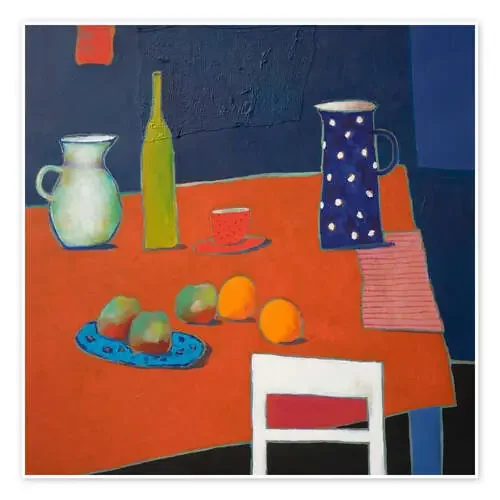 Still life with a white chair de Eugen Stross