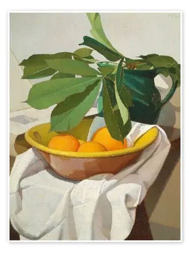 Still life with oranges de Oscar Ghiglia akg-images