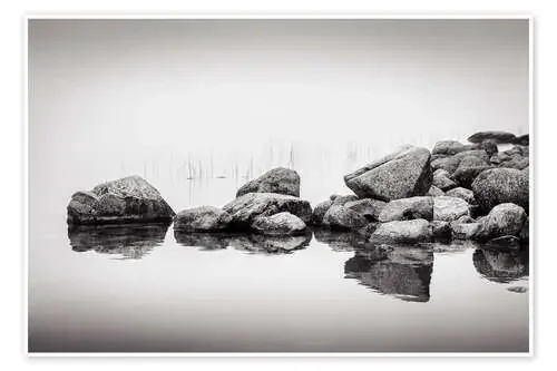 Stones in water de Philipp Dase