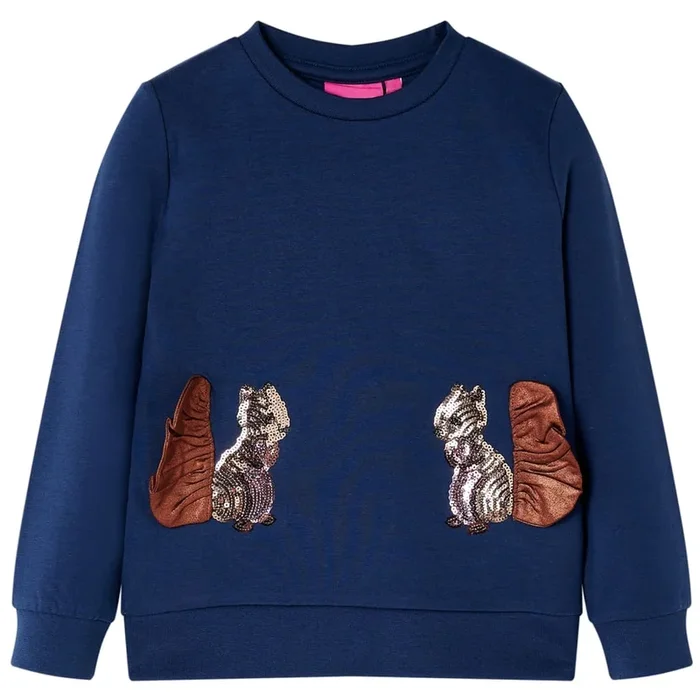 Sudadera infantil azul marino 104 (3)