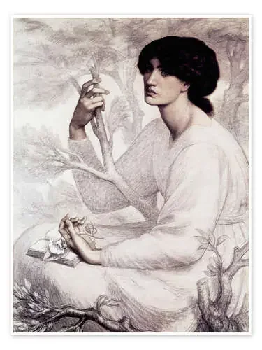 Sueño de día, boceto I de Dante Charles Gabriel Rossetti Master Collection