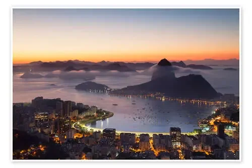 Sugarloaf Mountain and Botafogo Bay de Ian Trower Robert Harding