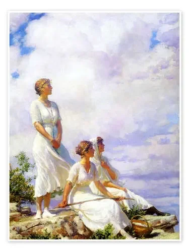 Summer Clouds, 1917 de Charles Courtney Curran Bridgeman Images