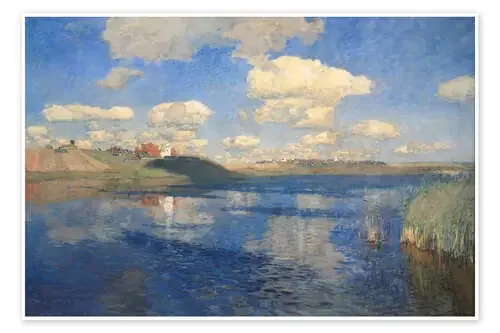 Summer clouds over the lake, 1900 de Isaak Iljitsch Lewitan ARTOTHEK