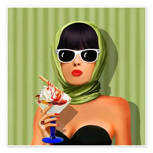 Summer love, summer, sun and ice cream de Monika Jüngling