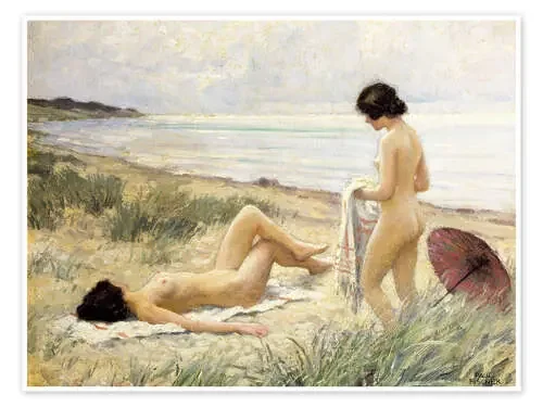 Summer on the Beach de Paul Fischer Bridgeman Images