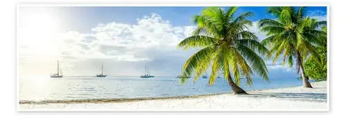 Summer, sun, beach and sea in the Caribbean vacation de Jan Christopher Becke